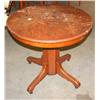 Vintage Round Wood Table