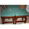 Image 2 : 3 Green Stools