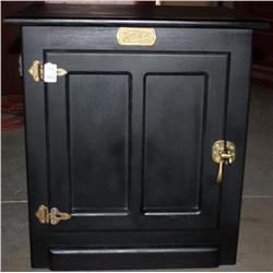 Black "Ice-Box" Style Cabinet