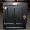 Image 1 : Black "Ice-Box" Style Cabinet
