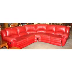 Red Electric Reclining Sofa