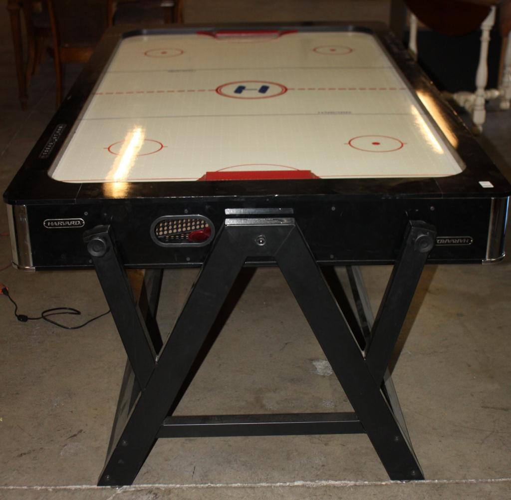 Harvard Air Hockey Game W Flip Over For Pool Table