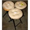 Image 1 : 3 Folding Stools