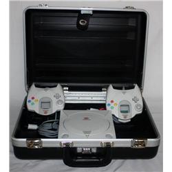 Dreamcast Game w/ 2 Controllers in a Hard Case