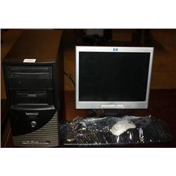 Desktop Computer w/ HP 1502 Monitor/Keyboard/Mouse