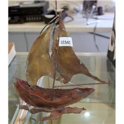 Brass Sail Boat
