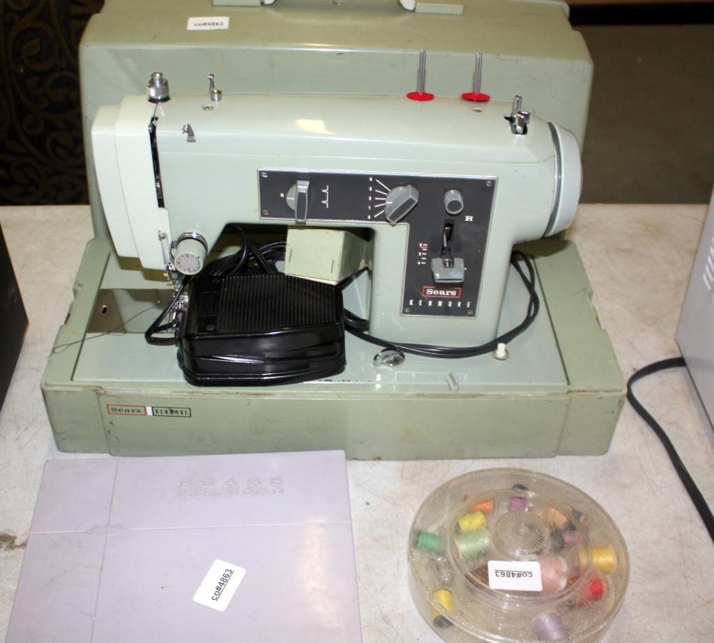 Sears Kenmore Sewing Machine W/ Accessories
