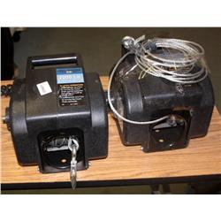 Lot Of 2 Haul Master 2000 lb. Electric Winches