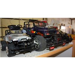 Lot of 2 Remote Control Cars & 1 Toy Car