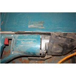 Trakita Power Saw In Case & Wright Tool Wrench