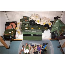 Lot Of Misc. GI Joe Toys Action Figures, Cars,