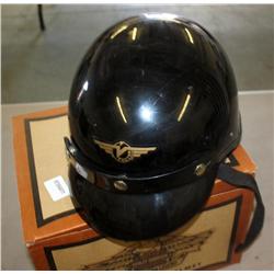Black Vector Motorcycle Helmet