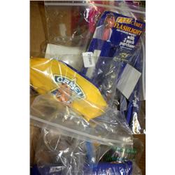 Box Of Misc. Camels Lighters, Bag, Cup, Mug,