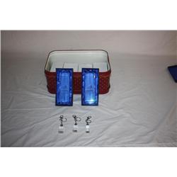 Crystal Paper Weights w/ Lite Up Key Chains