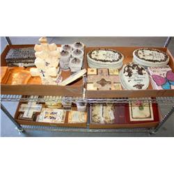 Rack Of Misc. Frames, Mugs, Decorations