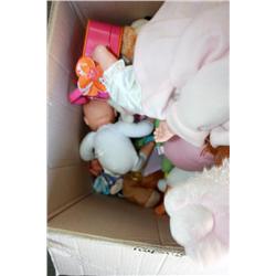 Box Of Misc. Dolls