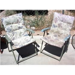 2 Outdoor Foldable Chairs