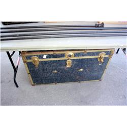 Table Lot Of Misc. Curtain Rods, Vacuum, Fabrics