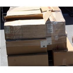 Pallet Of Boxes W/ Wrestling VHS's Inside Of The