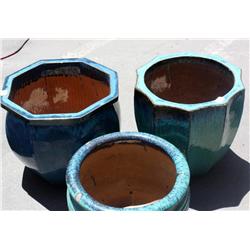 Lot Of 3 Plant Pots