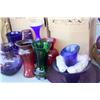 Table Lot Of Misc. VHS, Cups, Plant Pots, Vases,