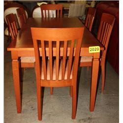 Lot of Table and 6 Chairs