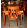 Image 2 : Lot of Table and 6 Chairs