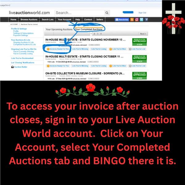 HOW TO ACCESS YOUR INVOICE