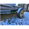 Image 7 : JD steel framed wagon c/w misc. wood