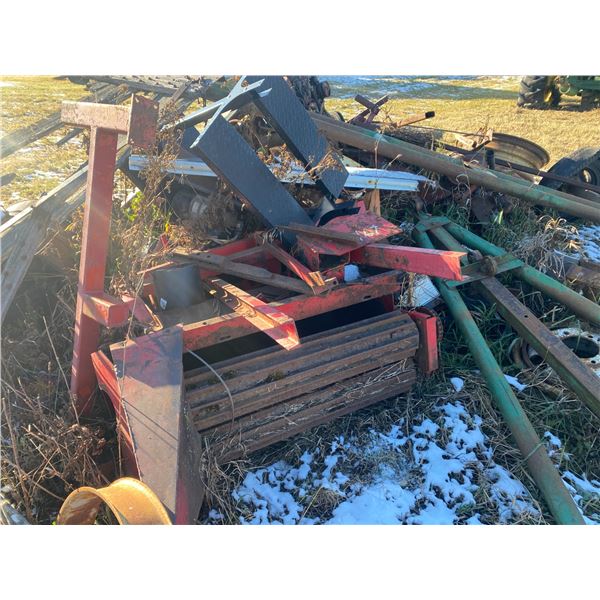 Old fuel tanks & scrap pile
