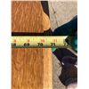 Image 10 : GORGEOUS ANTIQUE QUARTER-SAWN TIGER OAK EXTENSION DINING TABLE