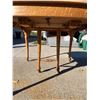 Image 4 : GORGEOUS ANTIQUE QUARTER-SAWN TIGER OAK EXTENSION DINING TABLE
