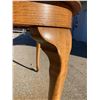 Image 5 : GORGEOUS ANTIQUE QUARTER-SAWN TIGER OAK EXTENSION DINING TABLE