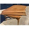 Image 6 : GORGEOUS ANTIQUE QUARTER-SAWN TIGER OAK EXTENSION DINING TABLE