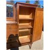 Image 2 : ANTIQUE OAK SIDE-BY-SIDE CHIFFOROBE (OR GENTLEMAN'S CHIFFONIER/WARDROBE)