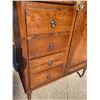 Image 3 : ANTIQUE OAK SIDE-BY-SIDE CHIFFOROBE (OR GENTLEMAN'S CHIFFONIER/WARDROBE)