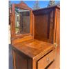 Image 5 : ANTIQUE OAK SIDE-BY-SIDE CHIFFOROBE (OR GENTLEMAN'S CHIFFONIER/WARDROBE)