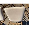Image 8 : METAL BAR STOOLS, GOLD FINISH; SET OF FOUR