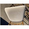 Image 9 : METAL BAR STOOLS, GOLD FINISH; SET OF FOUR