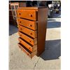 Image 4 : VERTICAL WOODEN CHEST OF DRAWERS (HIGHBOY OR TALLBOY DRESSER)