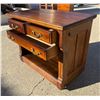Image 4 : ANTIQUE WOOD SIDE TABLE OR NIGHTSTAND