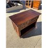 Image 9 : ANTIQUE WOOD SIDE TABLE OR NIGHTSTAND