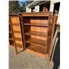 Image 3 : DISPLAY AND STORAGE CABINET AND 4-SHELF BOOKCASE