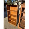 Image 6 : DISPLAY AND STORAGE CABINET AND 4-SHELF BOOKCASE