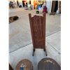 Image 15 : WOOD STATUE, BOXES, AND DIVIDER