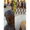 Image 3 : WOOD STATUE, BOXES, AND DIVIDER