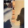 Image 7 : MID-CENTURY MODERN BLONDE VERTICAL HIGHBOY