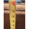 Image 19 : TWO-SEAT BROWN FABRIC HIDE-A-BED SOFA