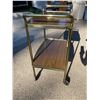 Image 2 : VINTAGE COSCO TWO-TIER ROLLING BAR / UTILITY CART