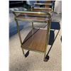 Image 4 : VINTAGE COSCO TWO-TIER ROLLING BAR / UTILITY CART